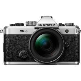 OM SYSTEM OM-3 Body Silver + 12-45mm f/4.0 Pro