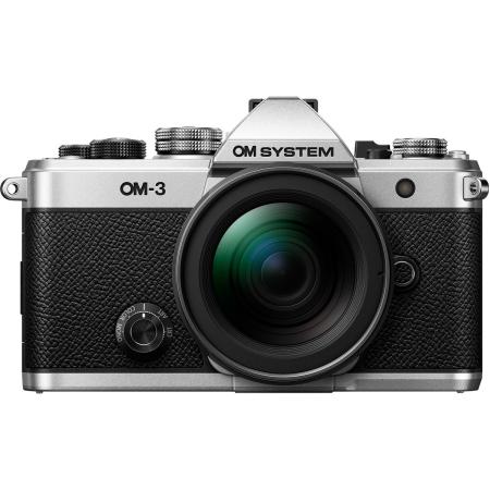 OM SYSTEM OM-3 Body Silver + 12-45mm f/4.0 Pro