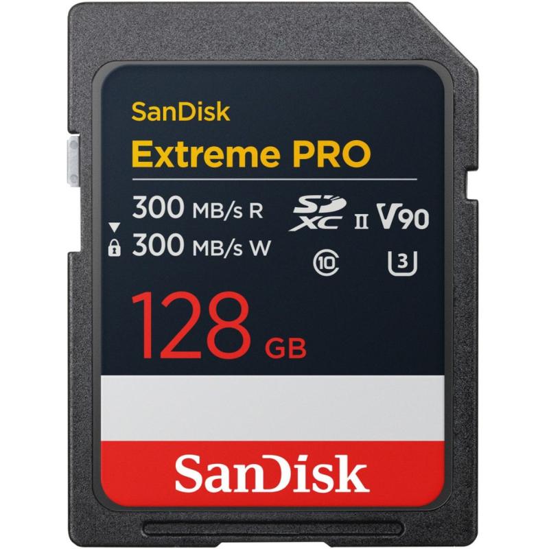 SanDisk SD Extreme Pro 128GB SD UHS-II (V90)