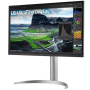 Monitor Profesional LG 27UQ850-W 27'/ 4K/ Multimedia/ Regulable en altura/ Plata