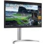 Monitor Profesional LG 27UQ850-W 27'/ 4K/ Multimedia/ Regulable en altura/ Plata