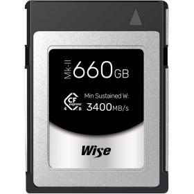 Wise 660GB CFexpress 4.0 Type B Pro MK II Memory Card 3600 MB/s