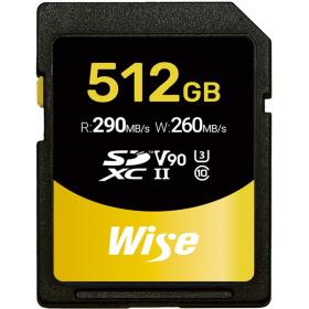 Wise 512GB SDXC UHS II V90 Memory Card