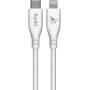 Aqiila Silicon USB-C/Lightni 2.0 60W 2m Charging Cable