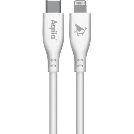 Aqiila Silicon USB-C/Lightni 2.0 60W 2m Charging Cable