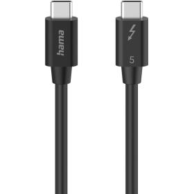 Hama Thunderbolt-5-Cable USB-C 80 GBIT/s 5 A 240 W UltraHD 8K 1.00 M