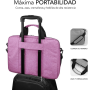 Mochila Subblim Air Padding Laptop Bag para Portátiles hasta 15.6'/ Rosa