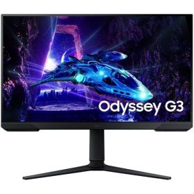 Monitor Gaming Samsung Odyssey G3 S24DG304EU/ 24'/ Full HD/ 1ms/ 180Hz/ VA/ Regulable en altura/ Negro