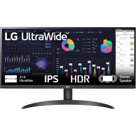 Monitor Profesional Ultrapanorámico LG 29WQ60A-B 29'/ WFHD/ Multimedia/ Negro