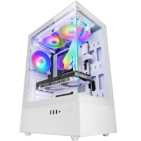 Caja Gaming Semitorre Mars Gaming MC-XO/ Blanca