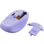 Ratón Mini Inalámbrico Trust Yvi+ Multidispositivo/ Hasta 1600 DPI/ Purpura