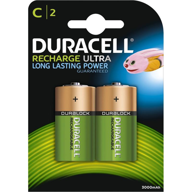 Duracell HR14 Rechargeable C 2200mAh 2-pack