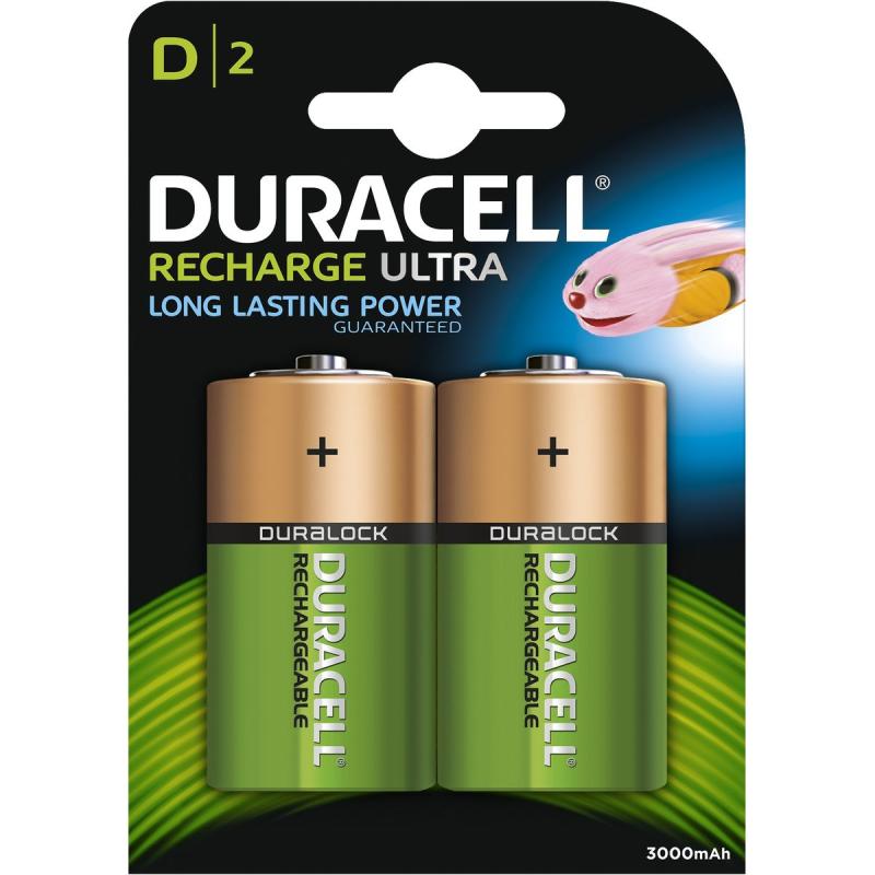 Duracell HR20 Rechargeable D 2200mAh 2-pack