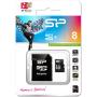 Silicon Power MicroSDHC Card Class 10 8GB w/ Adapter