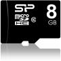 Silicon Power MicroSDHC Card Class 10 8GB w/ Adapter