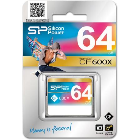 Silicon Power CF Card Hi-Speed 600X 64GB