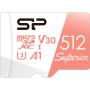 Silicon Power MicroSDXC Superior Pro C10 UHS-1 U3 V30 512GB