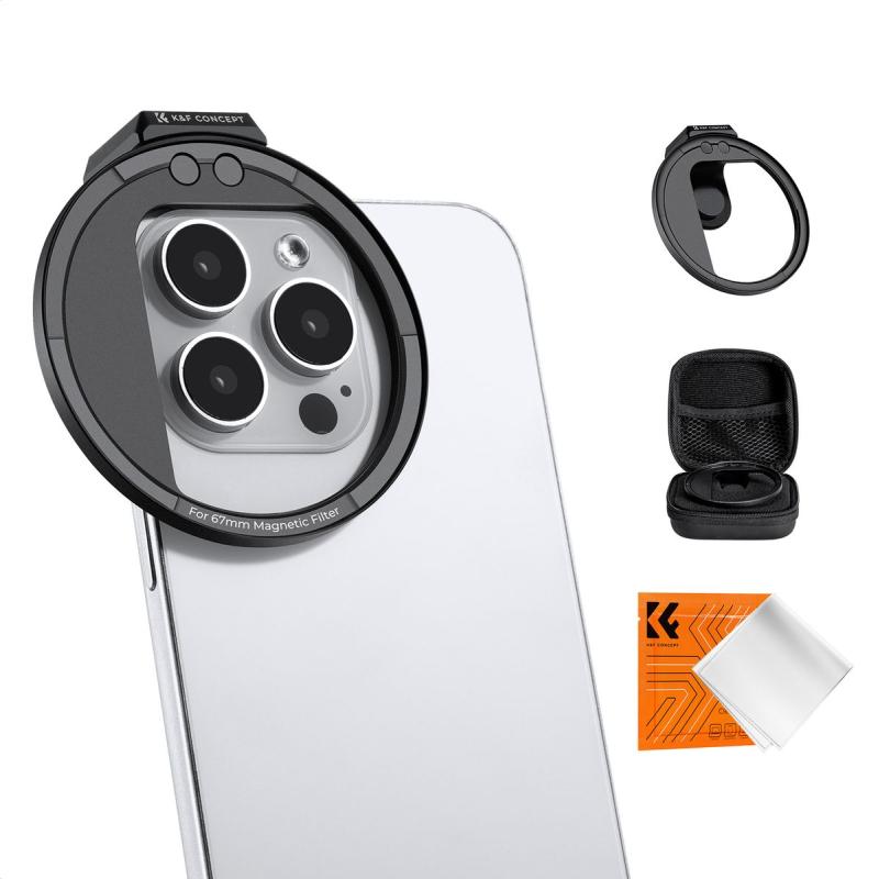 K&amp;F Concept Lens Filter Clip 67mm Magnetic For Smartphone