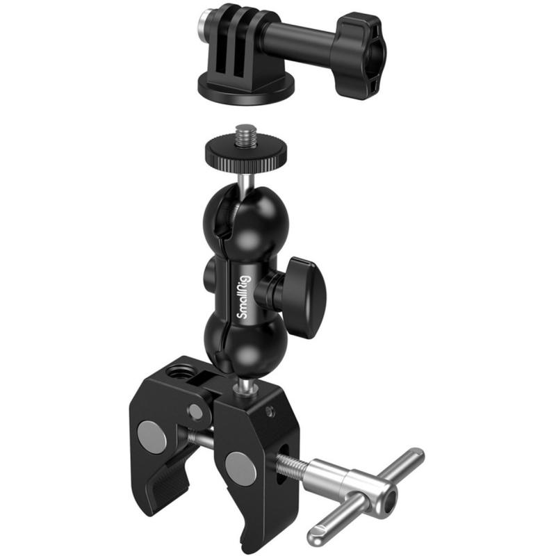 SmallRig 1138B Crab Shaped Clamp Kit w/ Ball Head Magic Arm