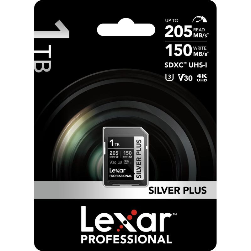 Lexar SD Silver Plus UHS-1 1TB V30 R205/W150MB/s
