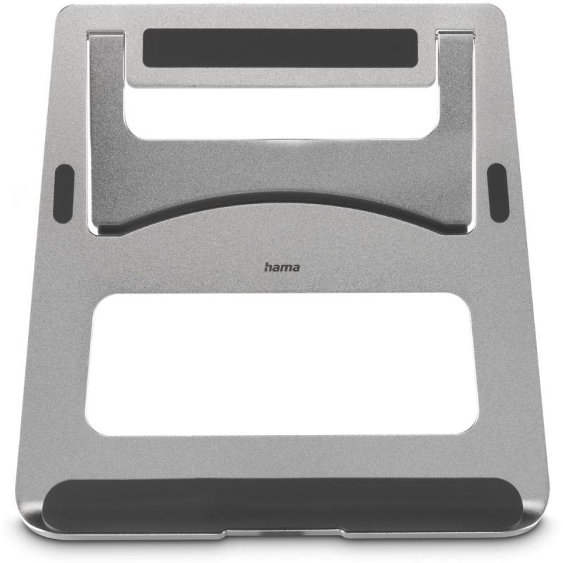 Hama Laptop-Standard Aluminium Collapsible Tot 40 cm (15.6) Silver