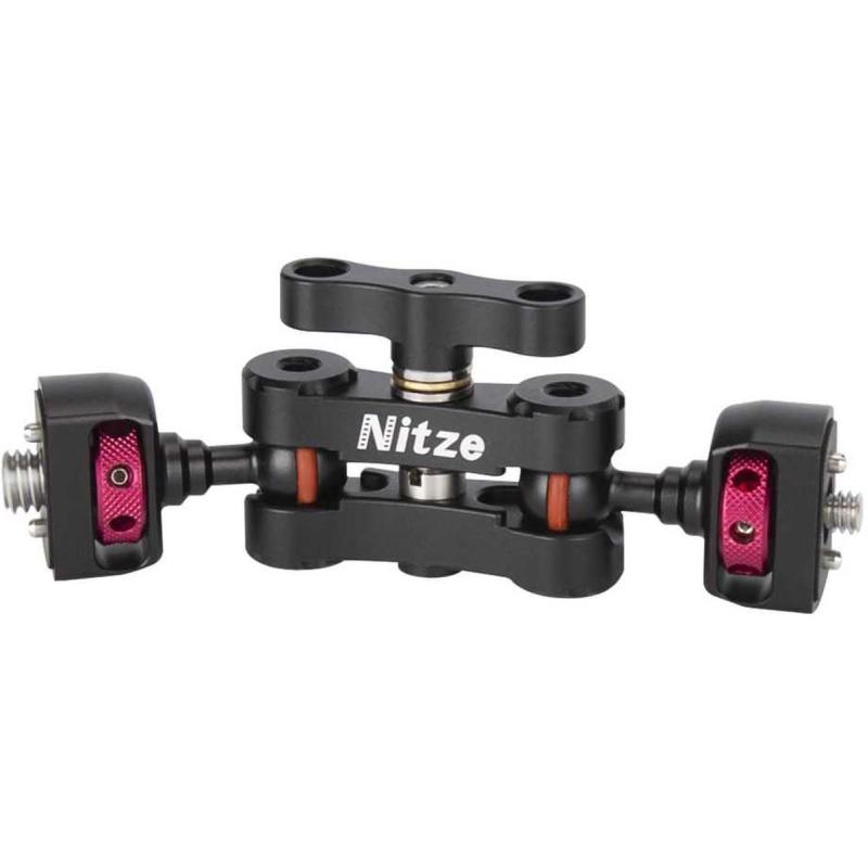 Nitze Magic Arm Double Ball Head (1/4-20 To 3/8-16 ARRI Pen) (N50F)