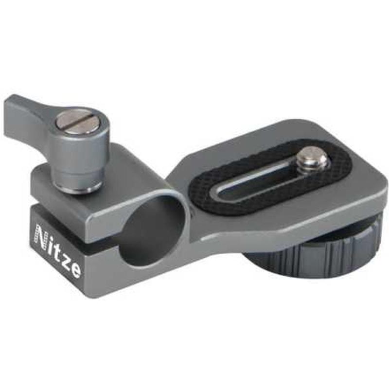 Nitze Single 15mm Rod Clamp w/ Monitor/EVF Mount (N10)