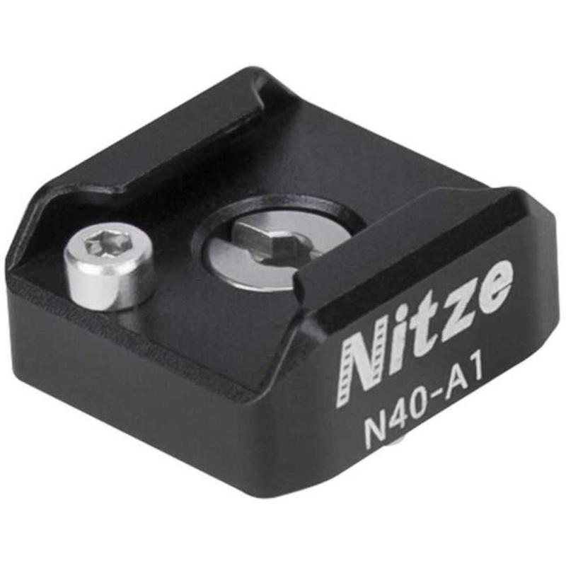 Nitze Cold Shoe w/ 1/4 Mounting Punten EN ARRI Locating Pins (N40-A1)