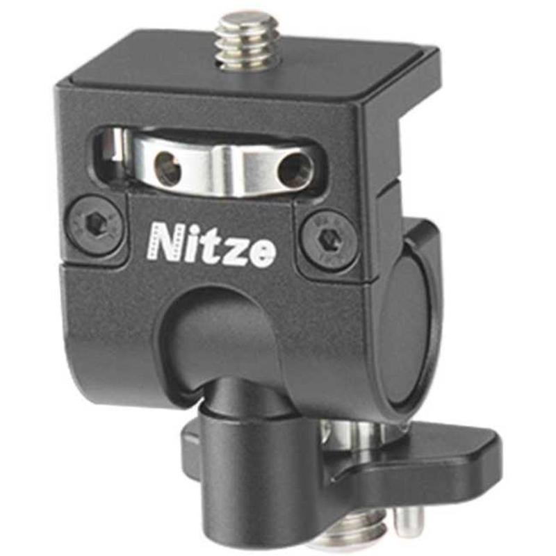 Nitze Monitohouder Swivel &amp;amp; Tilt - 3/8 ARRI Loc Pins To 1/4 (N54-F/4.0)