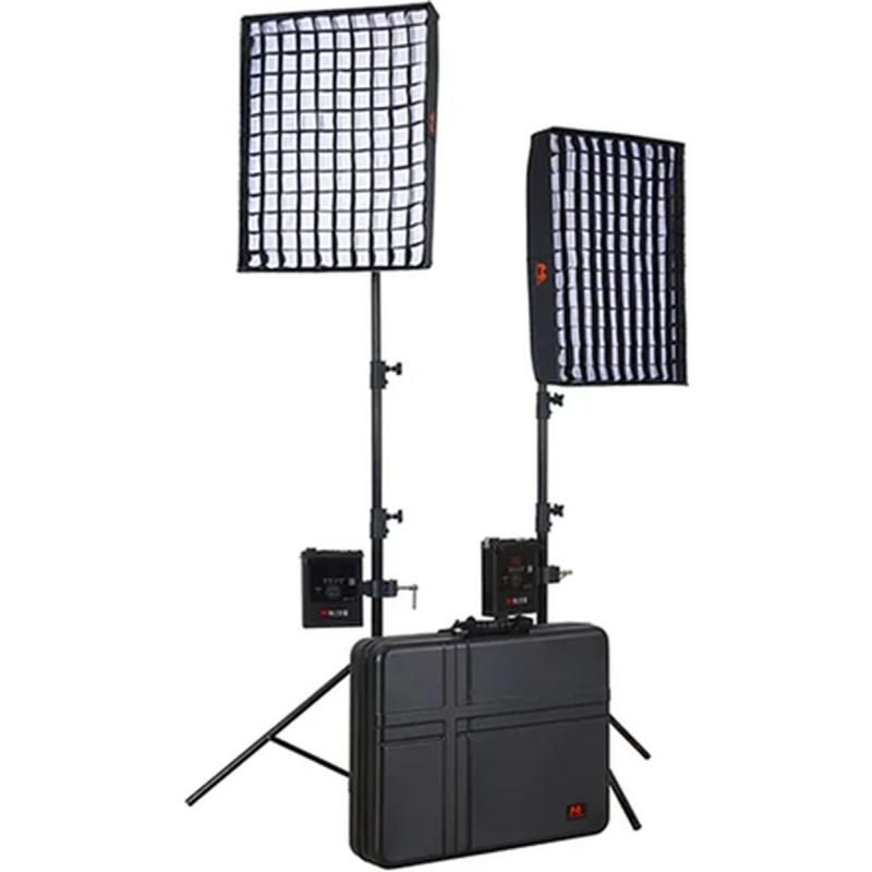 Falcon Eyes Bi-Colour LED Panel Kit RX-18TDX III-K2