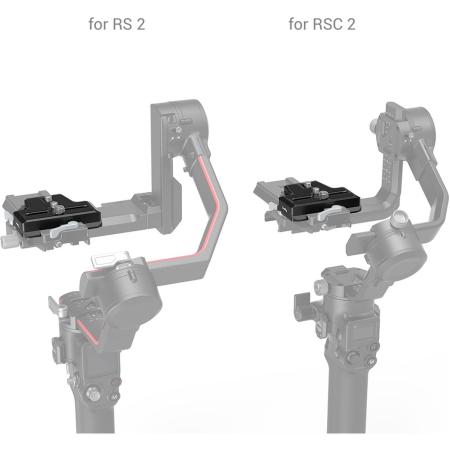 SmallRig 3162B Extended Arca-Type Quick Release Plate DJI RS2 RSC2