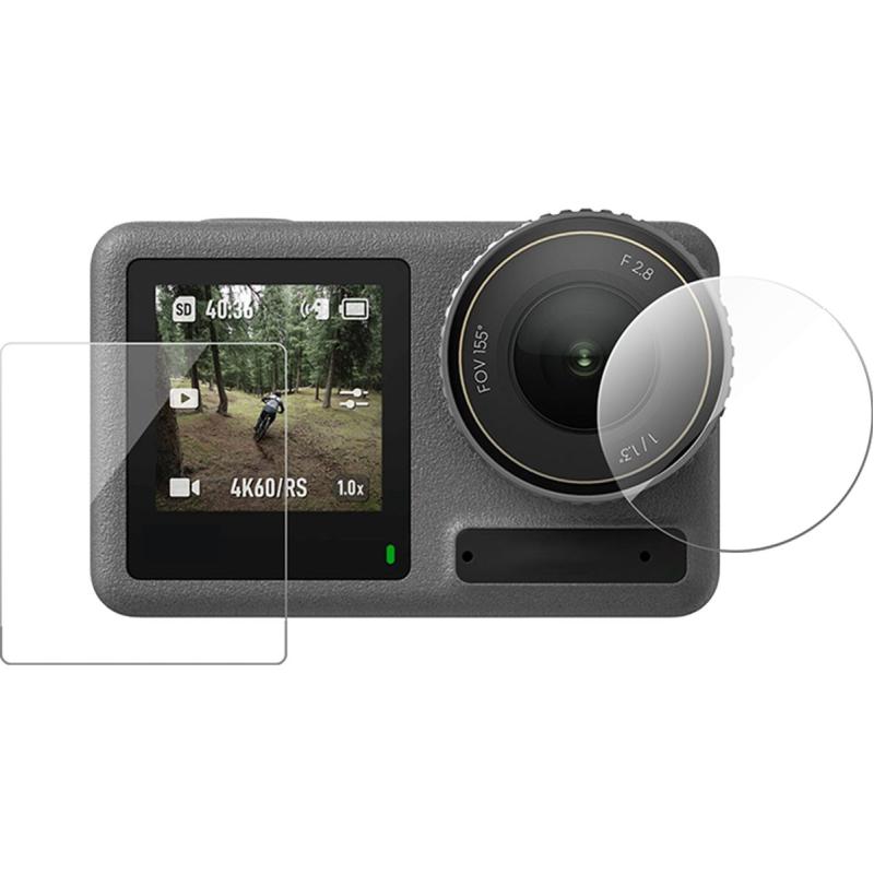 Telesin Screen Protector-Set Glas DJI Osmo Action 5-FOR Case