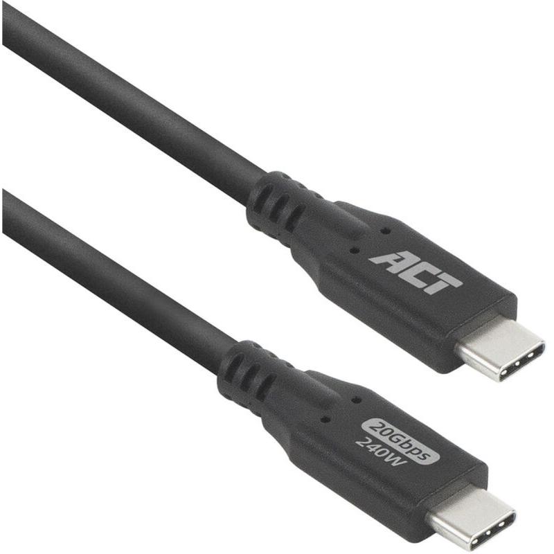 ACT USB4 20GBPS 240W USB Type-C Cable 2 Meters