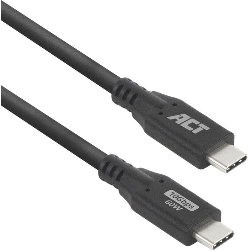 ACT USB 3.0 10GBPS 60W USB Type-C Cable 2 Meters