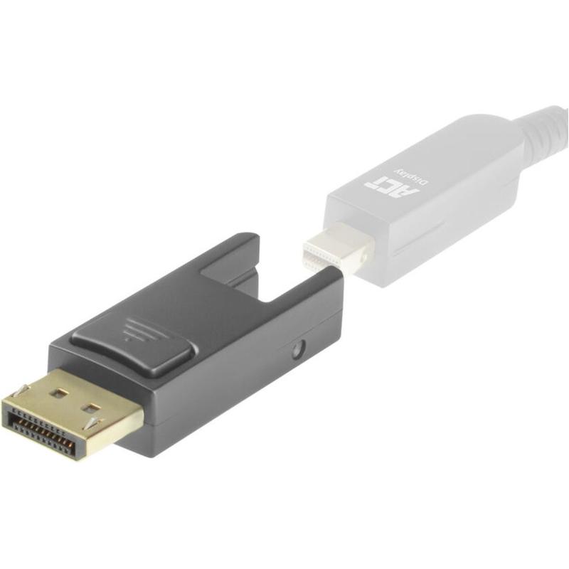 ACT Replacement Adapter Mini DP To DP For DP Active Optical Cables w/ Detac