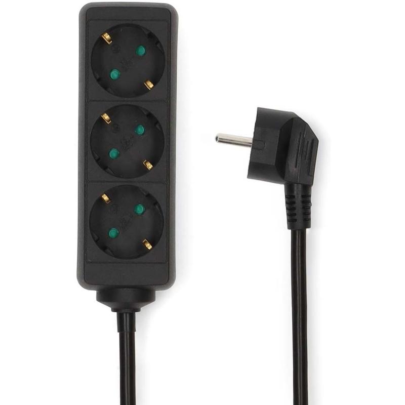 Nedis Power Strip | PE Plug / Type F (Cee 7/7) | 3-WEGS | 3.00 M | 3680 W | 16 A