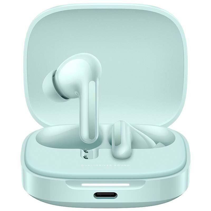 Auriculares Bluetooth Xiaomi Redmi Buds 6 con estuche de carga/ Autonomía 10h/ Verdes