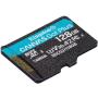 Tarjeta de Memoria Kingston CANVAS Go! Plus 128GB microSD XC/ Clase 10/ 170MBs