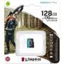 Tarjeta de Memoria Kingston CANVAS Go! Plus 128GB microSD XC/ Clase 10/ 170MBs