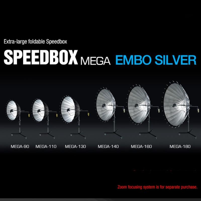 SMDV Speedbox MEGA-90 Deep Softbox 90cm Silver Bowens Mount