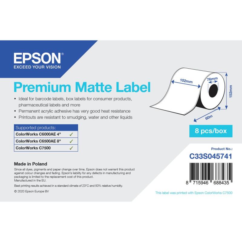 Epson Premium Matte Label Continuous