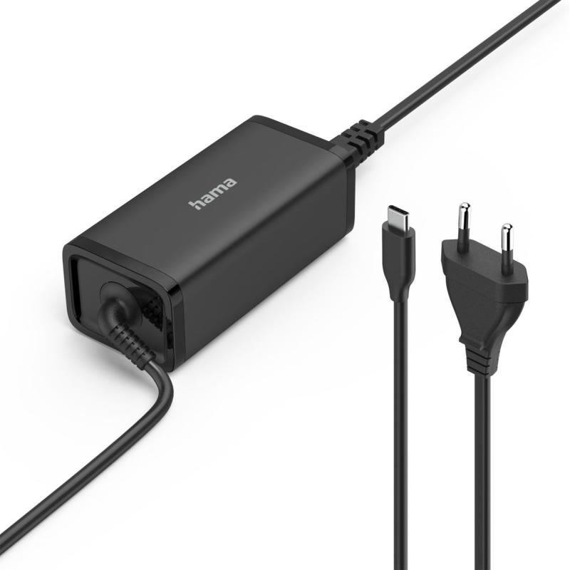Hama Universal USB-C-Notebook-Netadapter Gan Power Delivery (PD) 5-20V/100W