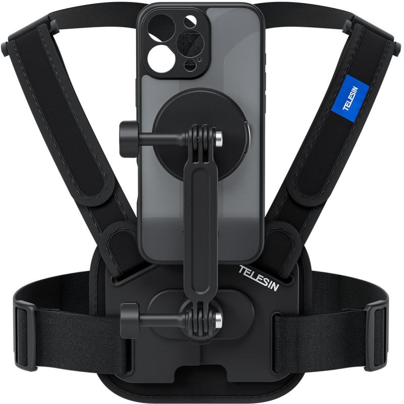 Telesin Neck Mount 360º Combo - GoPro &amp;amp; Smartphone - Black