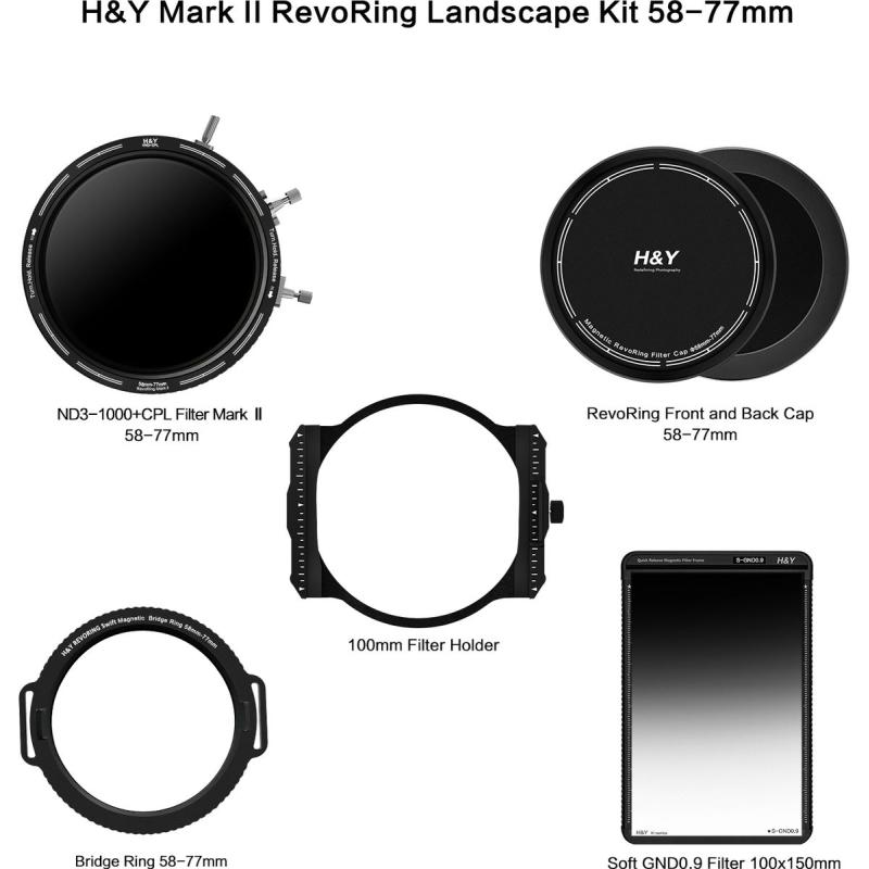H&amp;Y RevoRing MkII Landscape Kit 58-77mm