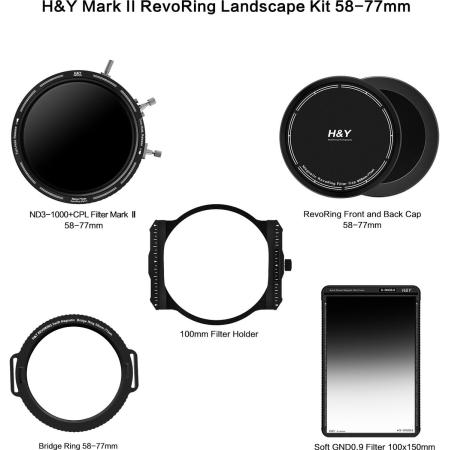 H&amp;Y RevoRing MkII Landscape Kit 58-77mm