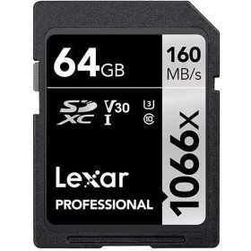 Comprar Lexar SDXC Card 64GB / GB Professional 1066x UHS-I V30 U3 - Entrega 24h - Ganga Electrónica