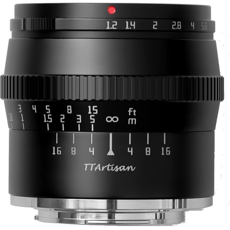 TTArtisan 50mm f/1.2 MFT (Pana/Olympus) | FourThirds Black