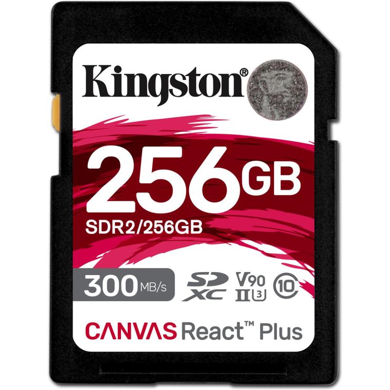 Kingston 256GB Canvas React Plus SDXC