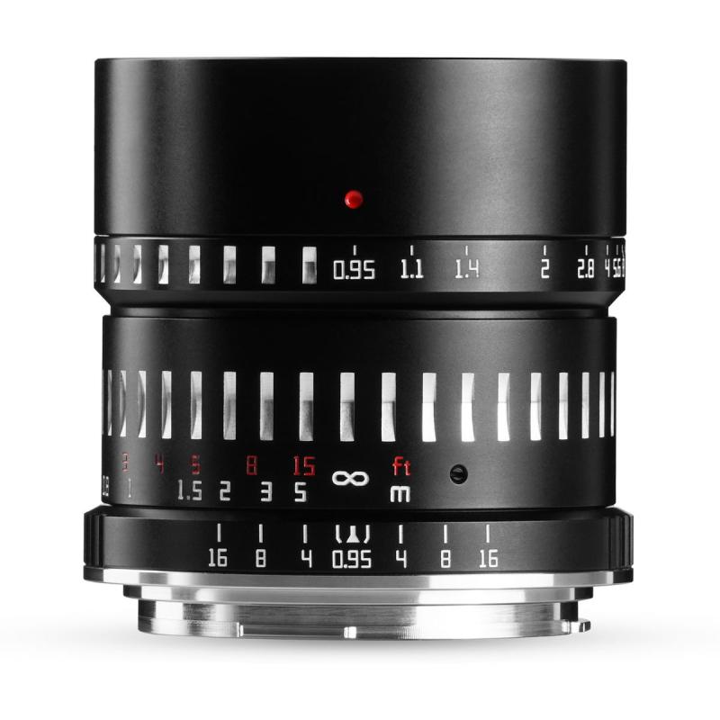 TTArtisan 50mm f/0.95 Canon R-Mount | APS-C Black/Silver