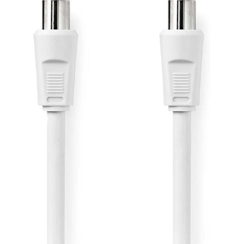 Nedis Coaxial Cable IEC (Coax) M IEC (Coax) F Nickel Plated 90 DB 75 Ohm 15.0m